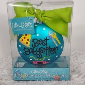 NIB Coton Colors "Best Babysitter" Ornament